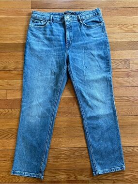 Ralph Lauren High Rise Straight Ankle Jeans